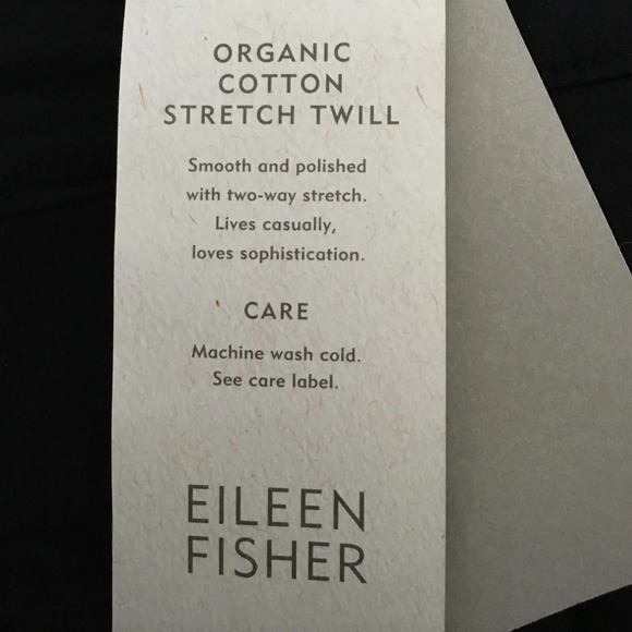 Eileen Fisher Organic Cotton Twill Capris - Picture 7 of 7